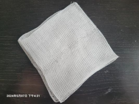 Square Medical Gauze Swab 16 Ply Cotton Sterile ISO Certified