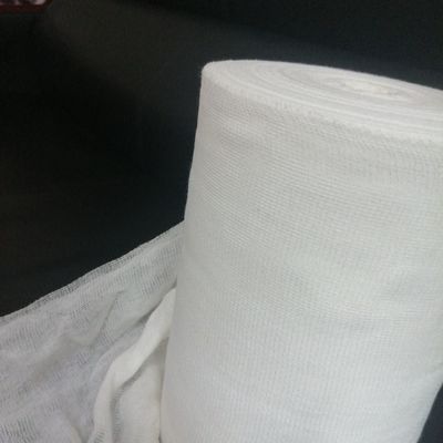 Soft Breathable Durability White Jumbo Gauze Roll Gauze Roll For Wound Care 100yard